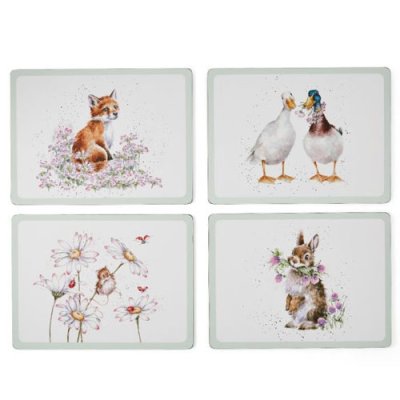 Wrendale Wild Flower Set of 4 Placemats 