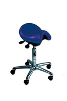 Bambach Standard Vinyl Saddle Stool Blue Heron - DMI Dental Supplies Northern Ireland - Next Day Delivery