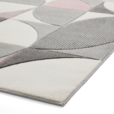 Matrix MT63 Pink/Grey Rug 1