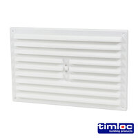 Adjustable Vent White PVC 9x6 inch 1209