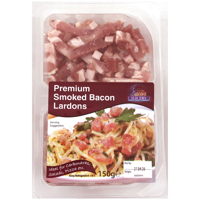 Premium Bacon Lardons Smoked 150g cnfoods