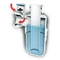MCALPINE A10V 1.1/4" ANTI-SYPHON BOTTLE TRAP