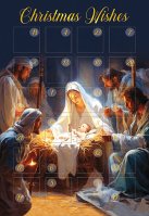 Advent Calendar Card with Easel/1 Design (95006)