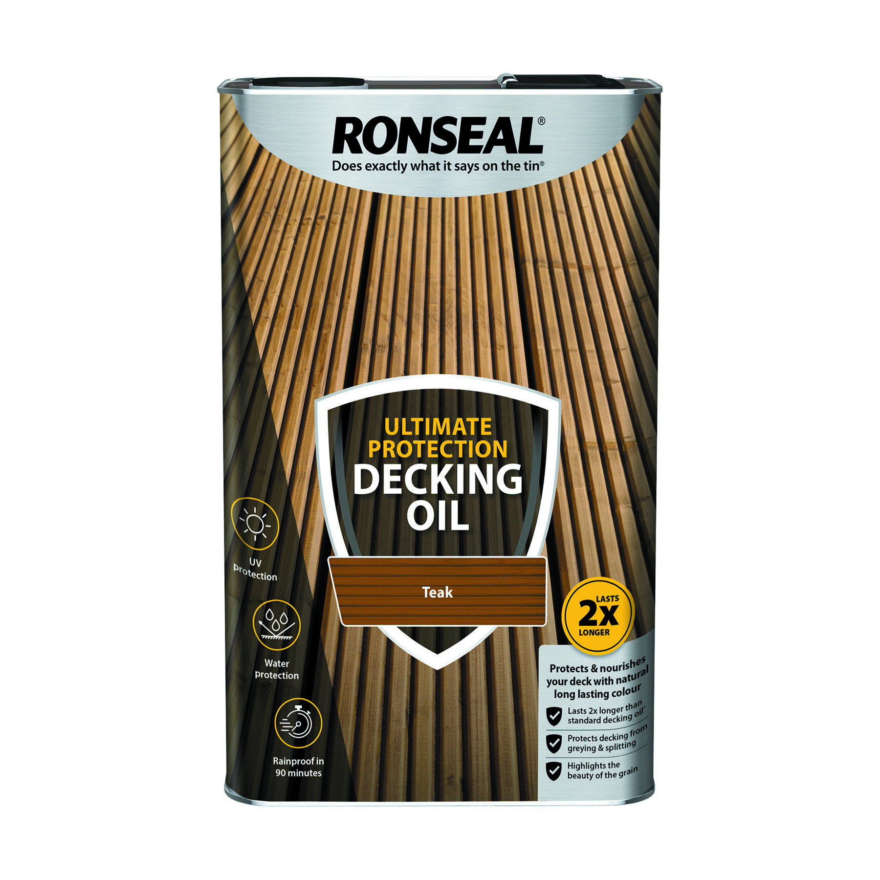 Ronseal Ultimate Protection Decking Oil Teak Pat McDonnell Paints
