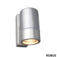 Robus Tralee Down GU10 Wall Light  Brushed Chrome