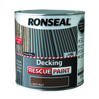 RONSEAL DECKING RESCUE PAINT CHESTNUT 2.5 LTR