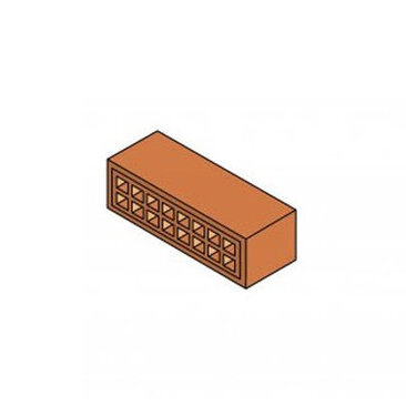 Forterra Redbank Square Hole Air Brick 215x65mm Red 350RE2207
