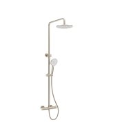 ALITA RAIN THERMOSTATIC SHOWER KIT BRUSHED NICKEL