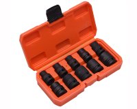 Harden 537010 10 PC 10-24 X 1/2" Impact Socket Set