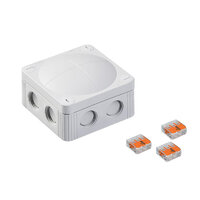 Wiska Combi 308 Junction Box Grey 10110403
