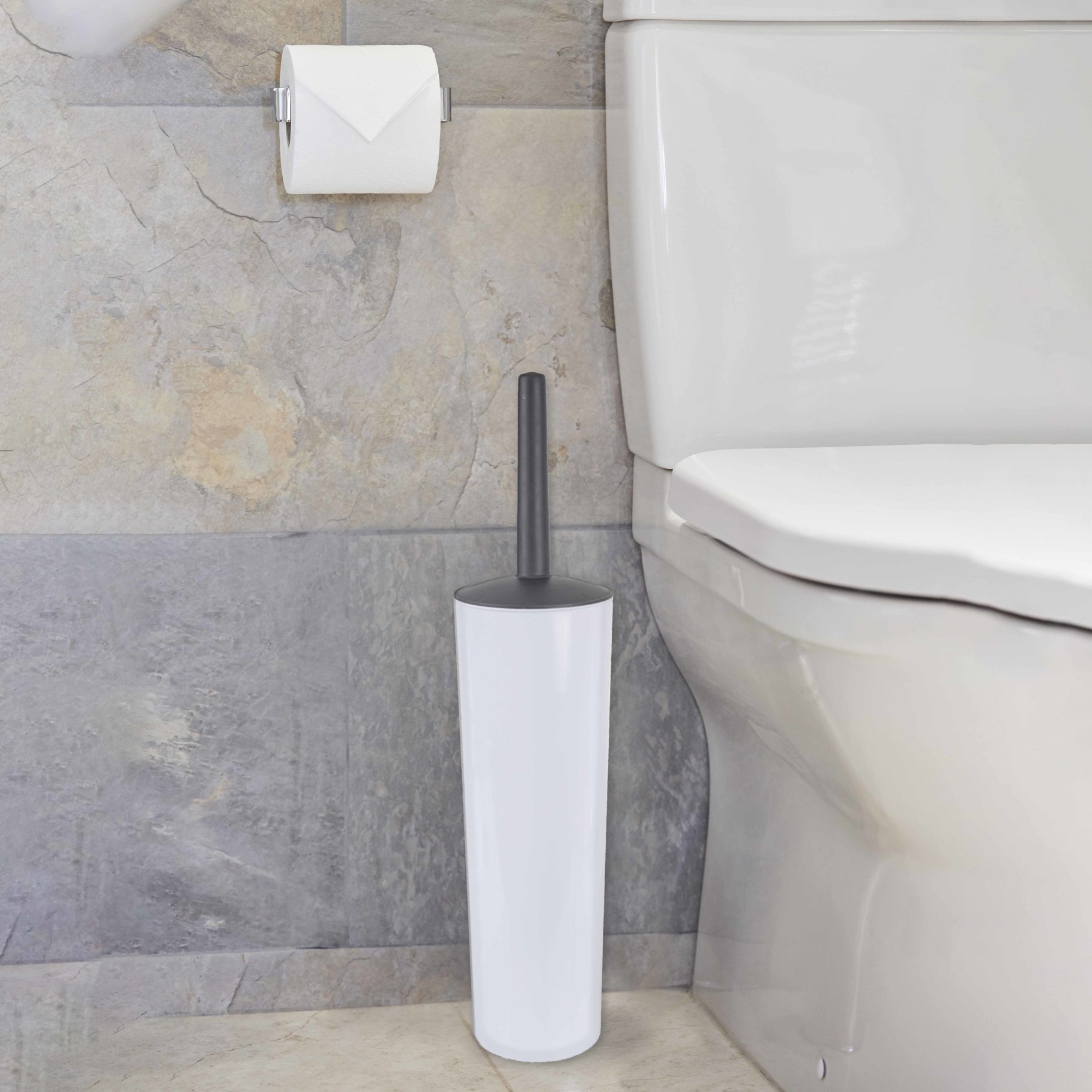 TOILET BRUSH SET FULLY ENCLOSED