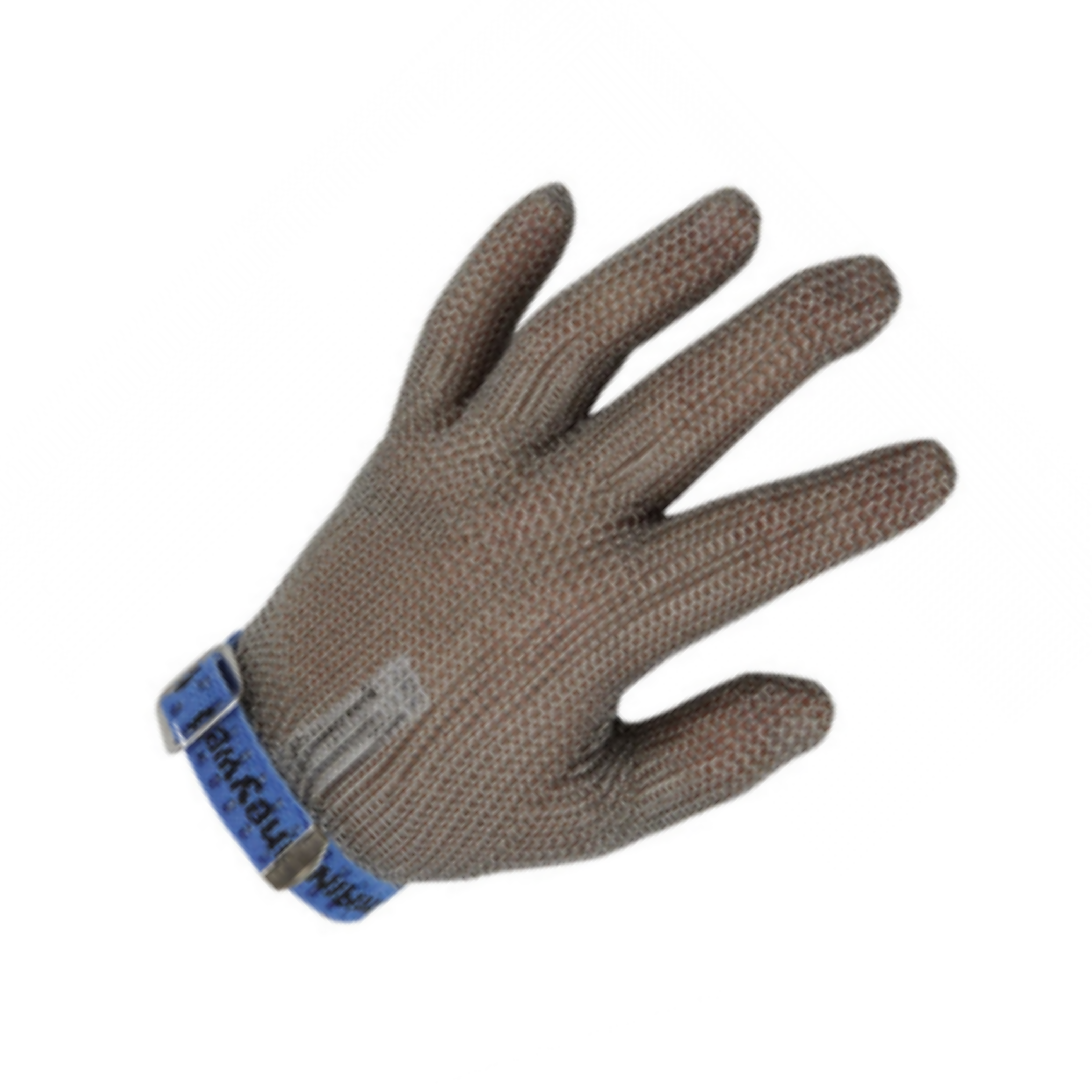Chainex 2000 Chainmail Glove, Wrist Length, Textile Strap