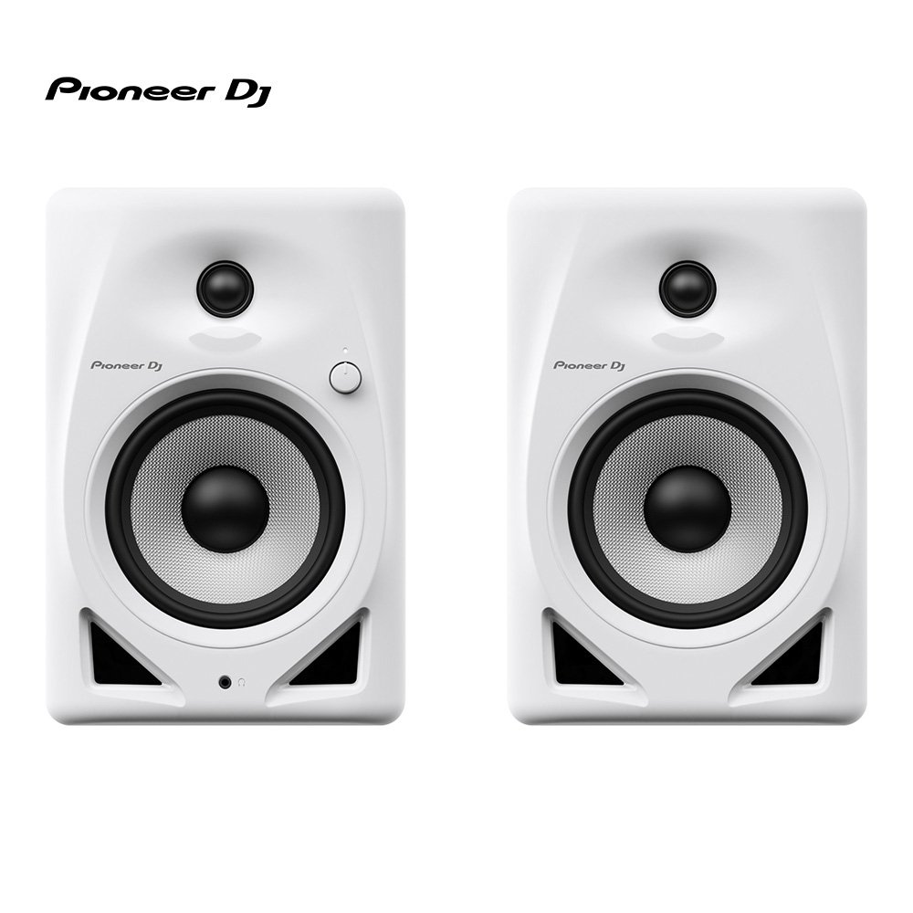 Pioneer DJ DM-50D Active Monitor Speakers, White