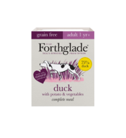 Forthglade Complete Grain Free Adult Trays - Duck with Potato & Veg 395g x 18