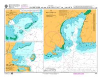 ADMIRALTY Chart - 257 Harbours on the South Coast of Jamaica