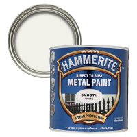 Hammerite White Smooth Metal Paint Tin