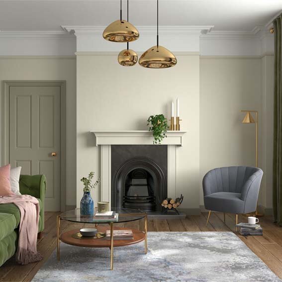 Heritage Cornish Clay Eggshell Living Room