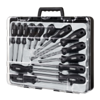 Draper Hard Grip Screwdriver Set, 14 Piece