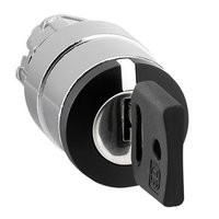 Telemecanique ZB4BG7 3 Position Spring Return Selector Key Switch Ronis 455