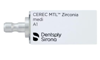 Dentsply Sirona Cerec MTL Zirconia Medi, A1- Pack of 2 