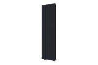 Tucker French Kingswood 1800 x 528mm Double Panel Anthracite Vertical Radiator (Heating Only)