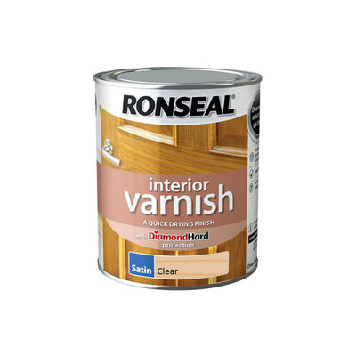 Ronseal 2.5 Ltr Satin Clear Varnish
