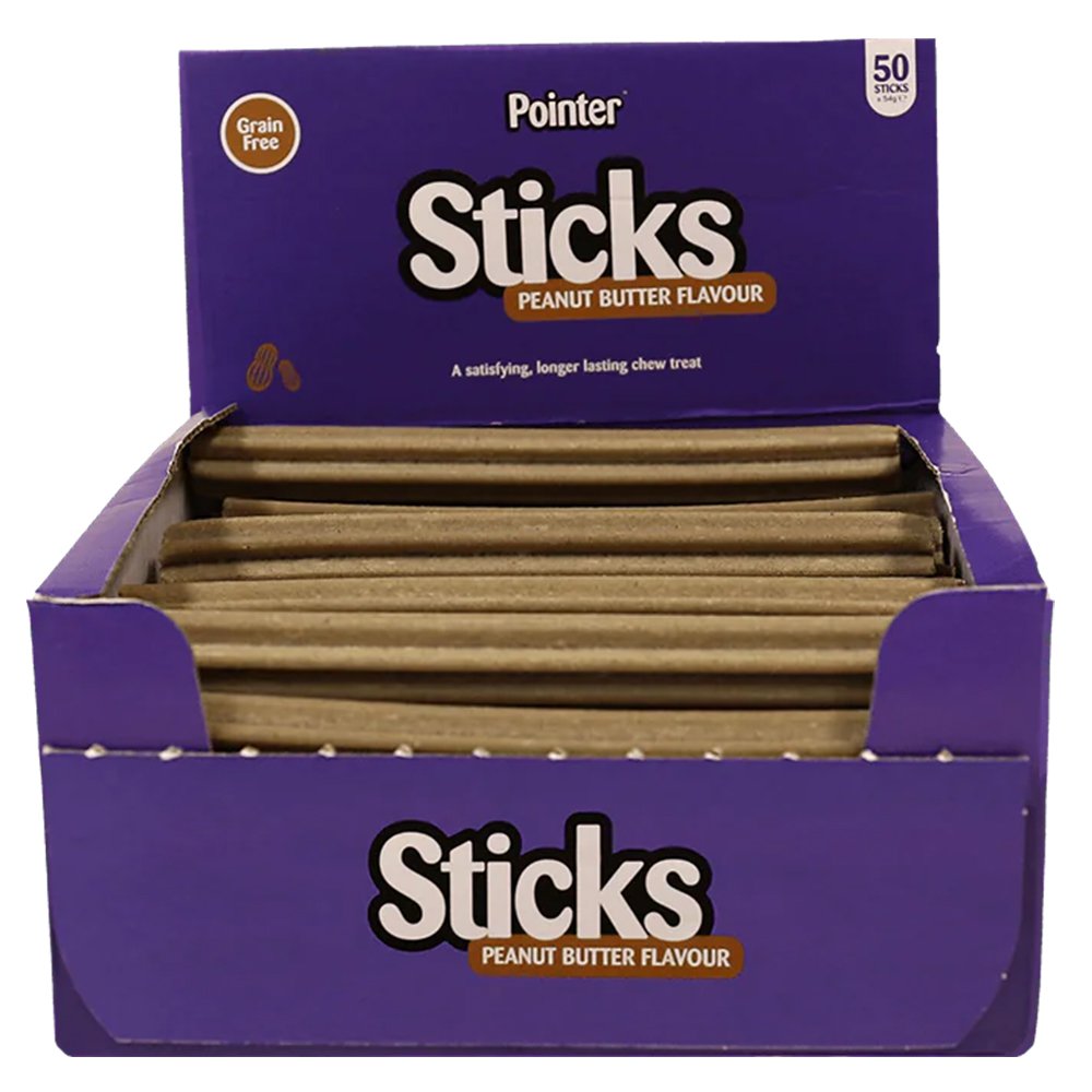 Pointer Peanut Butter Flavoured Sticks 50pcs