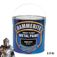 5084866 HM METAL PAINT SMOOTH BLACK 2.5L