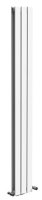 Tucker French Kingswood 1800 x 224mm Double Panel White Vertical Radiator (Heating Only)