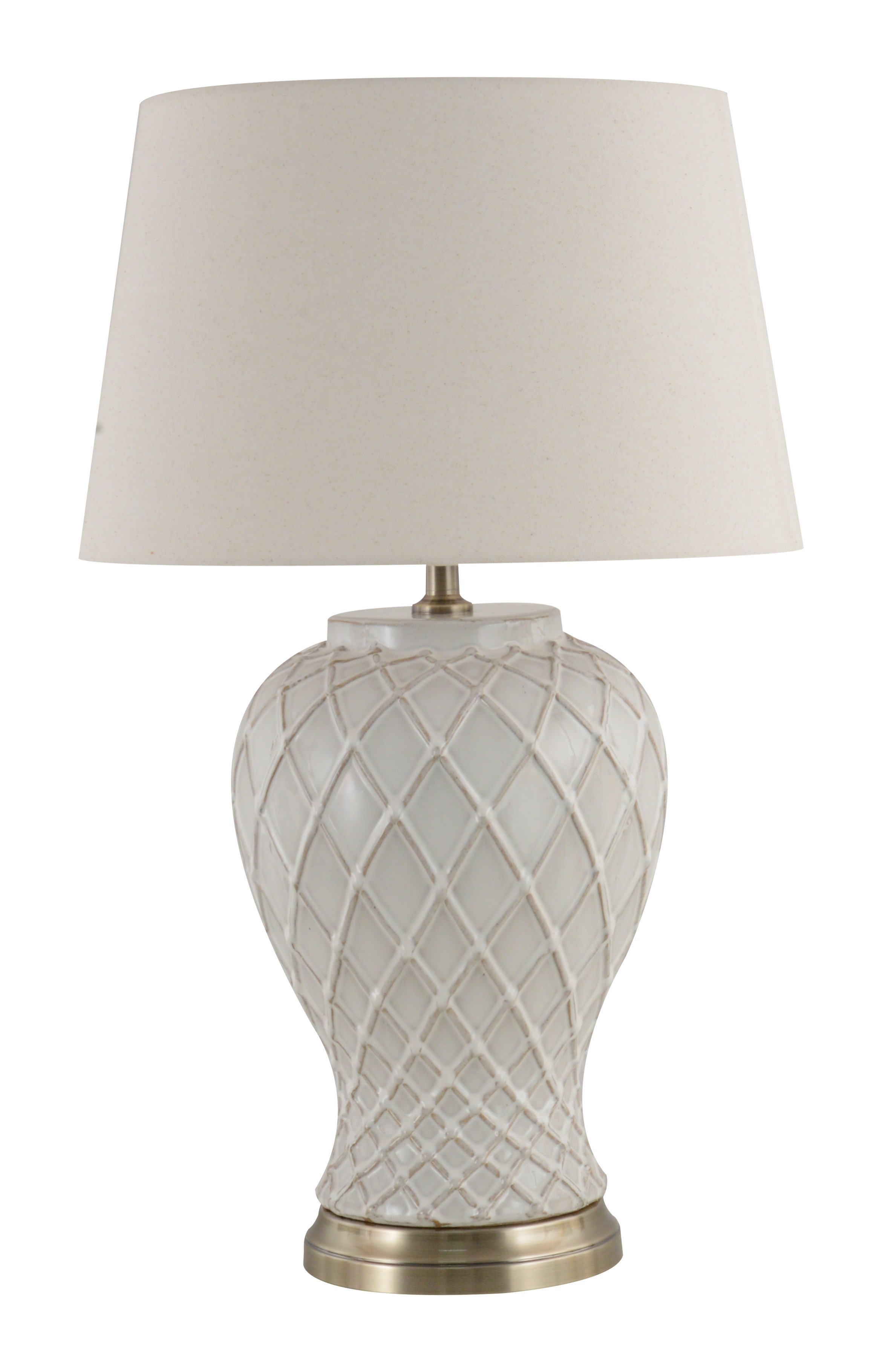 Blace Ceramic Table Lamp 31"H