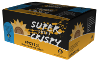 SUPER CRISPY COATED CHIPS 3/8 (10MM) CHIPS (4X2.27KG) 9X9
