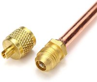 1/4 Inch Schraeder Access Valve With Quarter Copper Tail (Shredder Valve)