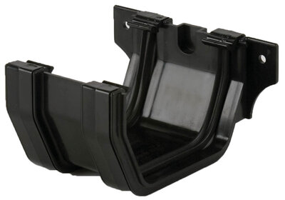 114mm Squarestyle Joint/Union Bracket Black