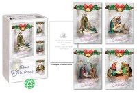 Blessed Christmas Box/18 Cards/4 Designs   (92788)