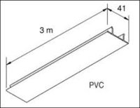 UNISTRUT PVC LID WHITE 3MT(PVCLID)