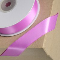 Double Sided Satin Ribbon Orchid - 3mm x 25m