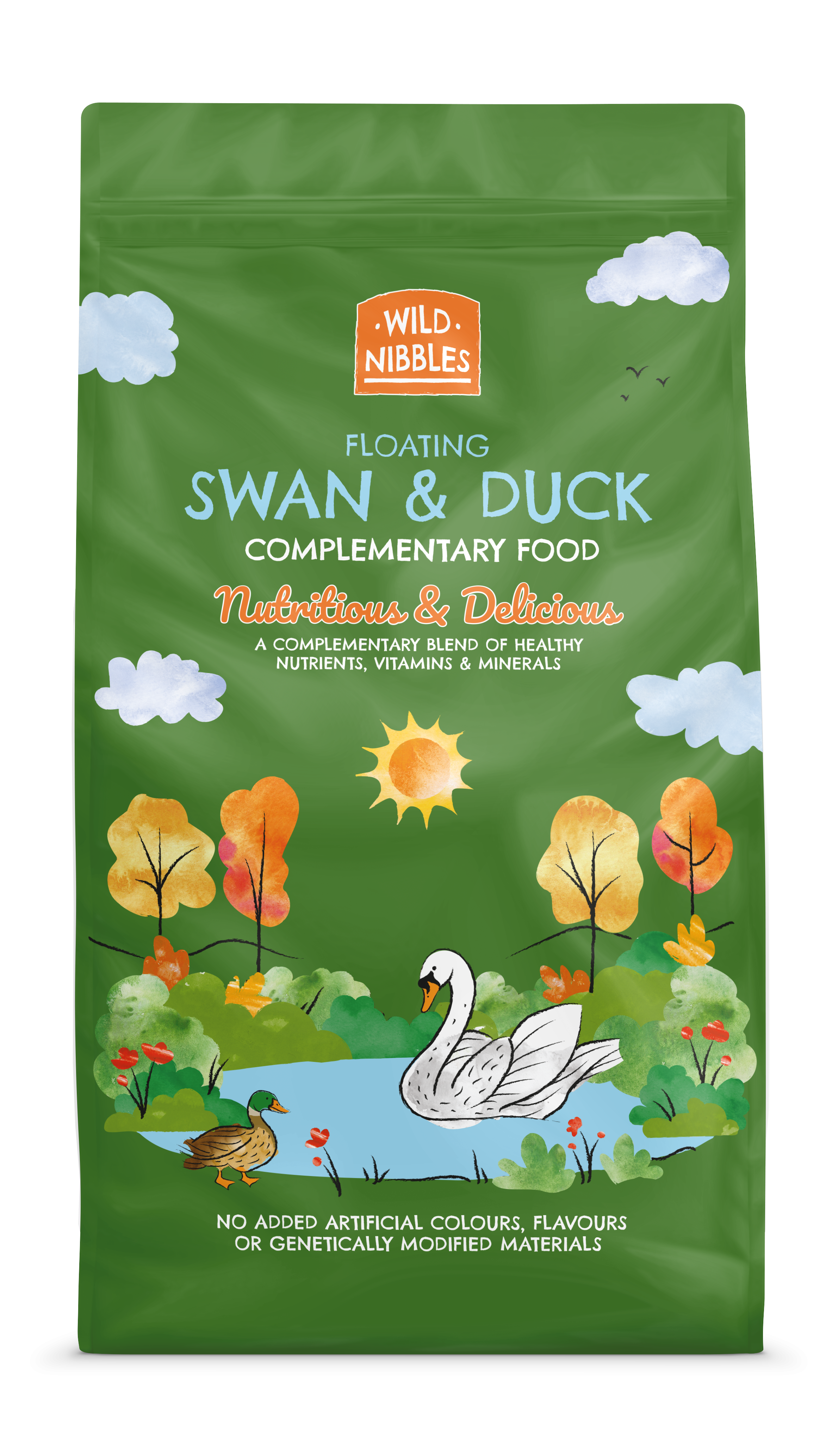 Wild Nibbles Floating Swan and Duck Food 4x1.75kg