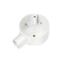 25mm PVC End Box White