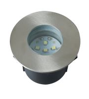 EWOK LED mains groundlight, IP67, 6 White LED'S, 6000K