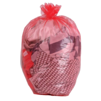 Soluable Strip Laundry Sack Red, 200/Case