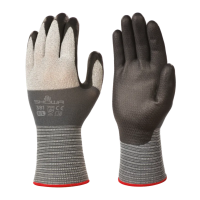 Showa 381 Breathable Handling Glove, Grey/Black