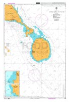 ADMIRALTY Chart - 489 Approaches to Nevis