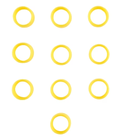 Motorola Solutions Yellow ID Band. Pack of 10