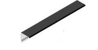Barge Steel Board for Corrugated Black 150x150mm 3 Metre