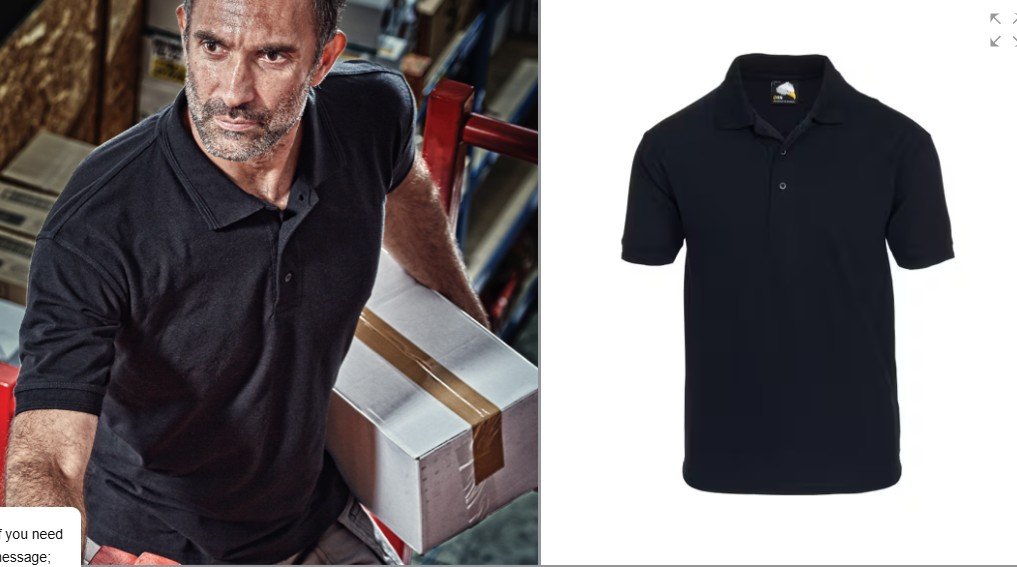 Orn 1150 Eagle Poloshirt Short Sleeve Black