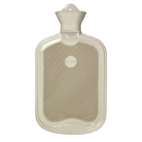Sanger Ribbed Hot Water Bottle White 2L