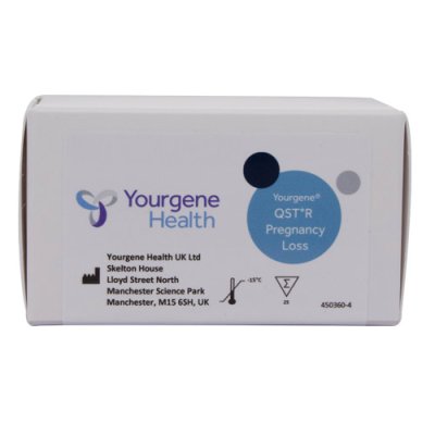 Prenatal Aneuploidy Testing, Yourgene QST*R Pregnancy Loss test CE IVD&nbsp;&nbsp;&nbsp;&nbsp;&nbsp;&nbsp;&nbsp;&nbsp;&nbsp;&nbsp;