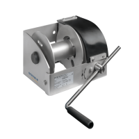 Stainless steel worm gear hand winch 