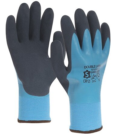Wet Work Double Coated with Latex Coating Gloves (Size 10/XL) EN388 (2141X)