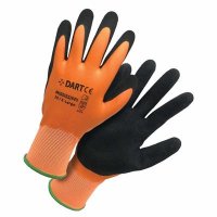 MISSISSIPPI-L HANDMAX ORANGE WATERPROOF LATEX GLOVE - L(9)